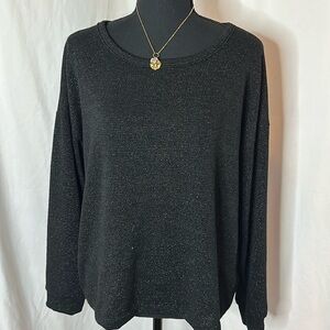 NWOT KAILEIGH open back sweater - black